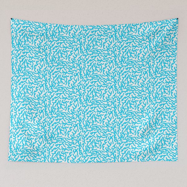 Item preview, soft blue turing pattern designed and sold by Cora Gregory.