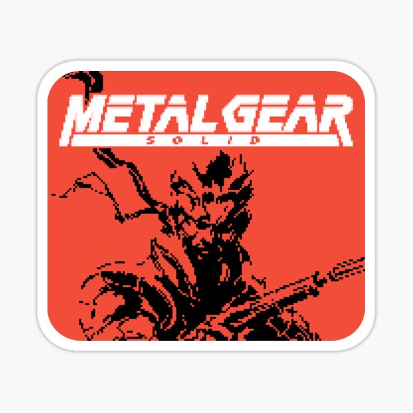 Metal Gear Ghost Babel (GBC Title Screen) Sticker
