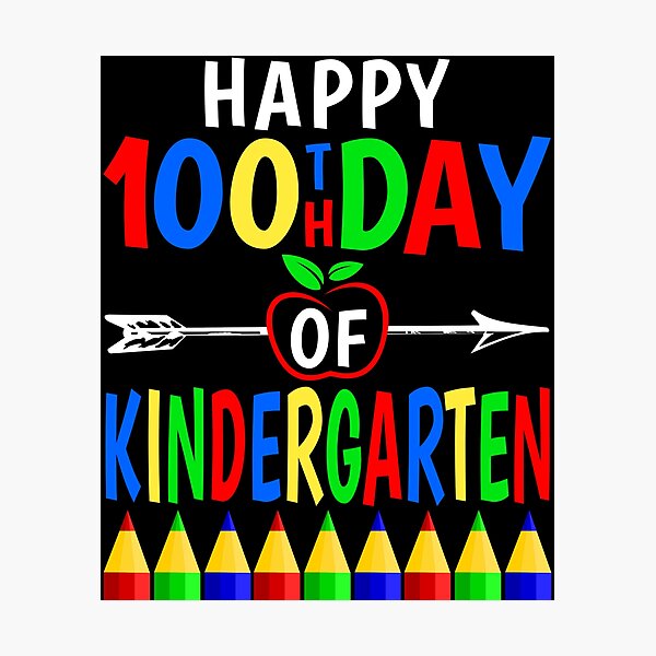 Item preview, Happy 100th Day Of Kindergarten 2022 designed and sold by naworas.