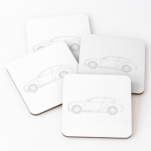 Item preview, Car technical drawing - Shooting brake designed and sold by qlobba.