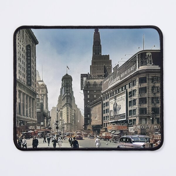 Item preview, USA 1930 - Vintage - Retro - Digital Painting - Retro - New York City - Times Square designed and sold by RazzArt.
