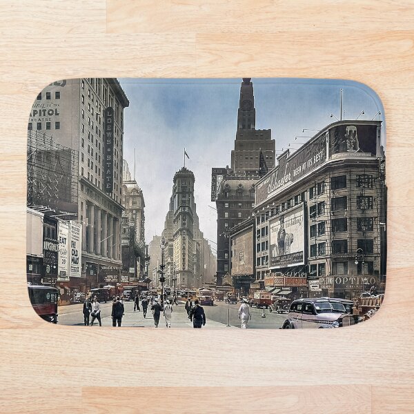 Item preview, USA 1930 - Vintage - Retro - Digital Painting - Retro - New York City - Times Square designed and sold by RazzArt.