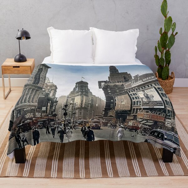 Item preview, USA 1930 - Vintage - Retro - Digital Painting - Retro - New York City - Times Square designed and sold by RazzArt.