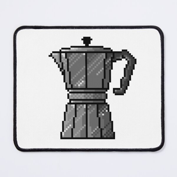 Item preview, Moka Pot Coffee Pixel Art designed and sold by roshie548.