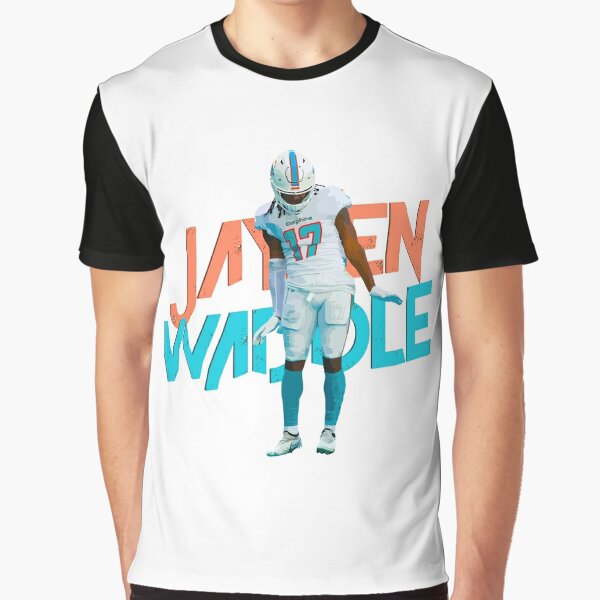 Jaylen Waddle Miami Dolphins Nike Player Graphic T-Shirt - Aqua