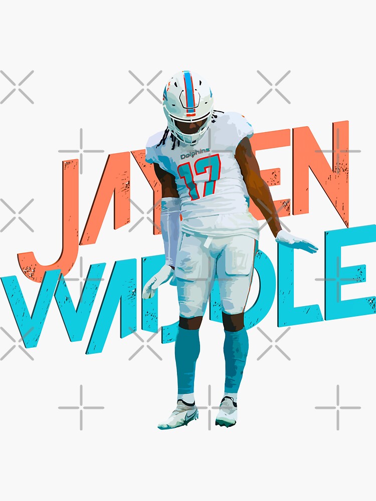 Nike Youth Miami Dolphins Jaylen Waddle #17 Aqua Game Jersey