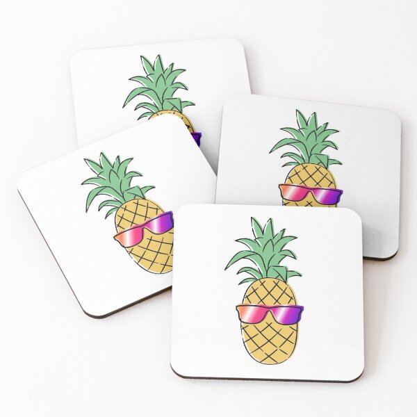 Item preview, Pineapple with sunglasses designed and sold by ondrejcreates.