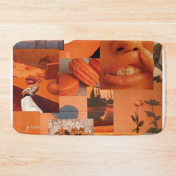 Item preview, Orange Vintage Aesthetic Collage designed and sold by Retro90sKid.