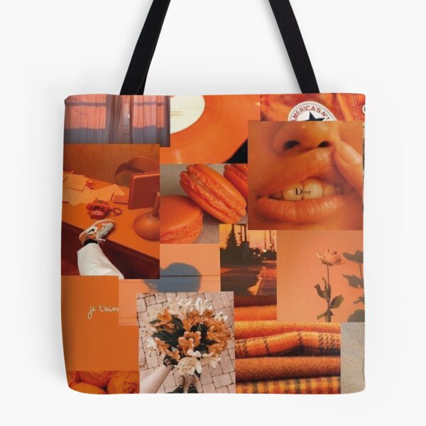 Item preview, Orange Vintage Aesthetic Collage designed and sold by Retro90sKid.