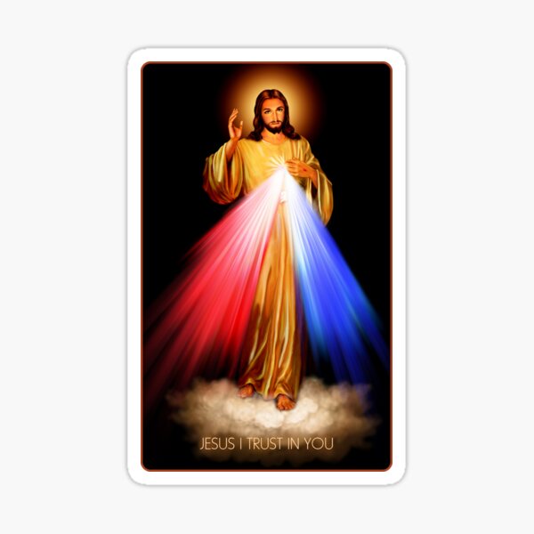 Item preview, The Divine Mercy, Jesus I trust in You, Saint Faustina, Divine Mercy designed and sold by AMDG Line.