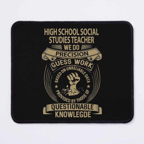 Item preview, High School Social Studies Teacher T Shirt - We Do Precision Job Gift Item Tee designed and sold by paneczkopat.