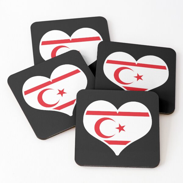 Item preview, Northern Cyprus Flag Heart designed and sold by PKHalford.