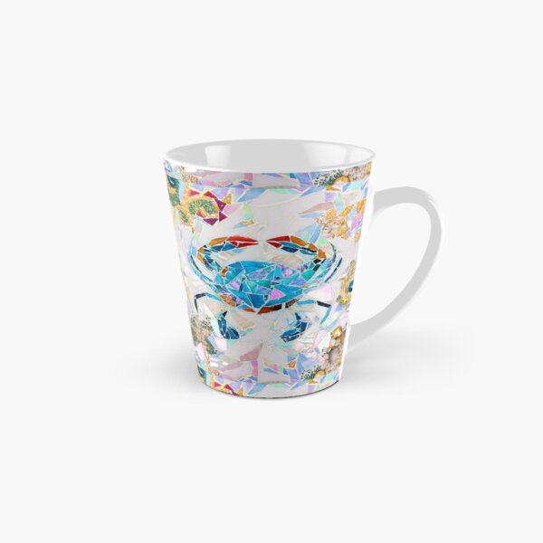 Blue Crab Mosaic Tall Mug