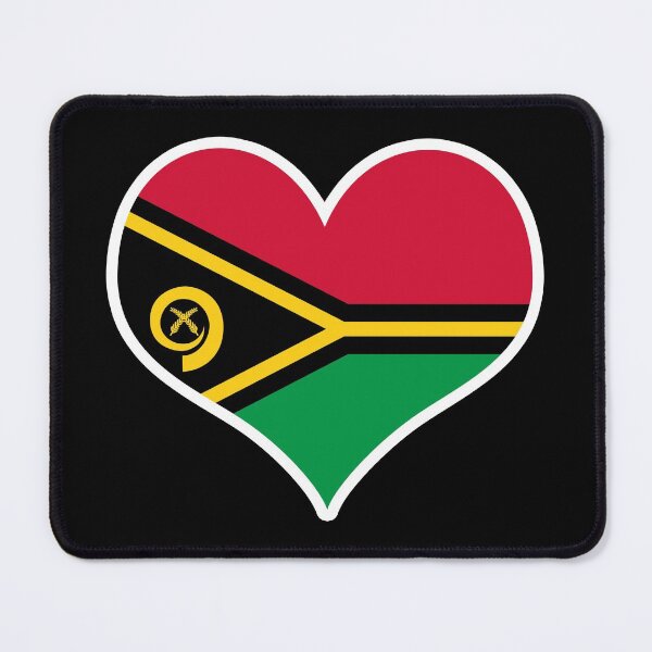 Item preview, Vanuatu Flag Heart designed and sold by PKHalford.