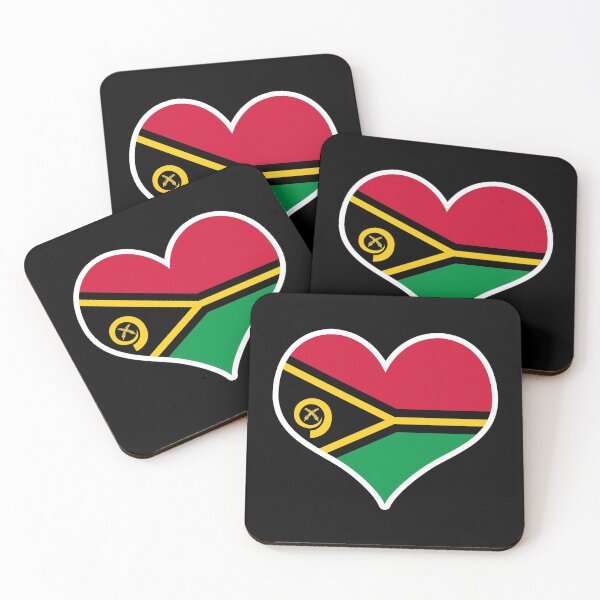 Item preview, Vanuatu Flag Heart designed and sold by PKHalford.