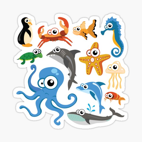 "aquatic animal deep sea creature" Sticker for Sale by yanderedev