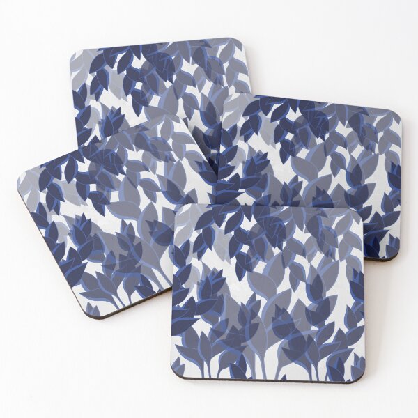 Item preview, Blue leaves designed and sold by Zahramchinoy.