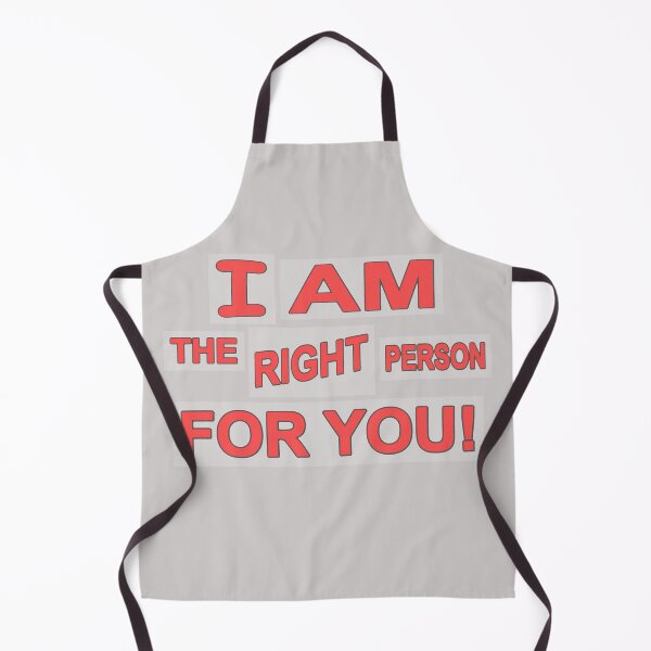 Item preview, Cute Expression Artwork Design "The Right Person". Buy Now designed and sold by Health And Fitness Posts e-Store.