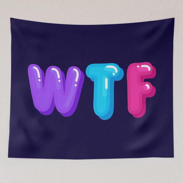 Item preview, WTF designed and sold by BetterDaze.