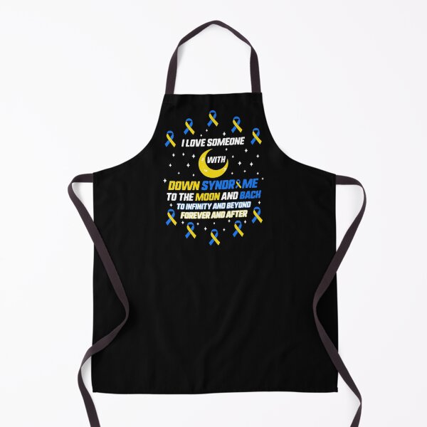 Item preview, I Love Someone With Down Syndrome Shirt, Trisomy 21, Warrior Support Blue Yellow Moon Ribbon Family Awareness T-Shirt designed and sold by Sifoustore.