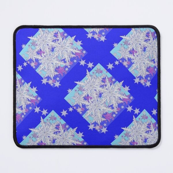 Item preview, BLUE ABSTRACT SNOWFLAKES PATTERN DESIGN designed and sold by sharlesart.