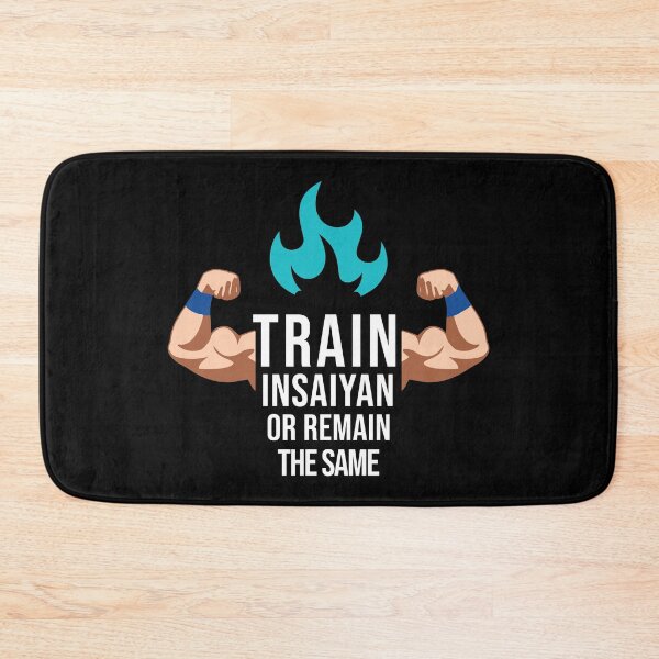 Item preview, Train Insaiyan Or Remain The Same Anime Gym Bodybuilding designed and sold by Funny Shirts Matter.