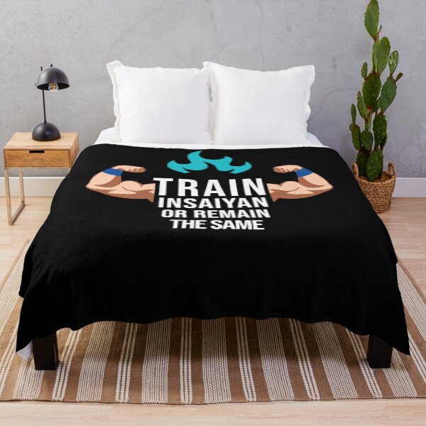 Item preview, Train Insaiyan Or Remain The Same Anime Gym Bodybuilding designed and sold by Funny Shirts Matter.