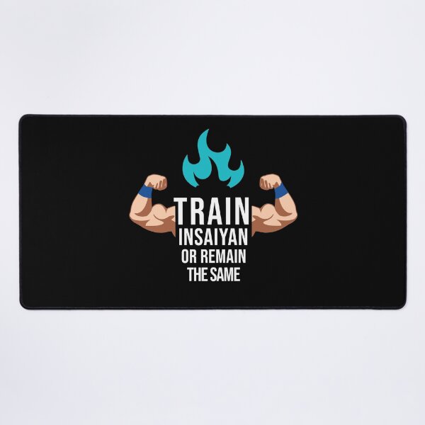 Item preview, Train Insaiyan Or Remain The Same Anime Gym Bodybuilding designed and sold by Funny Shirts Matter.