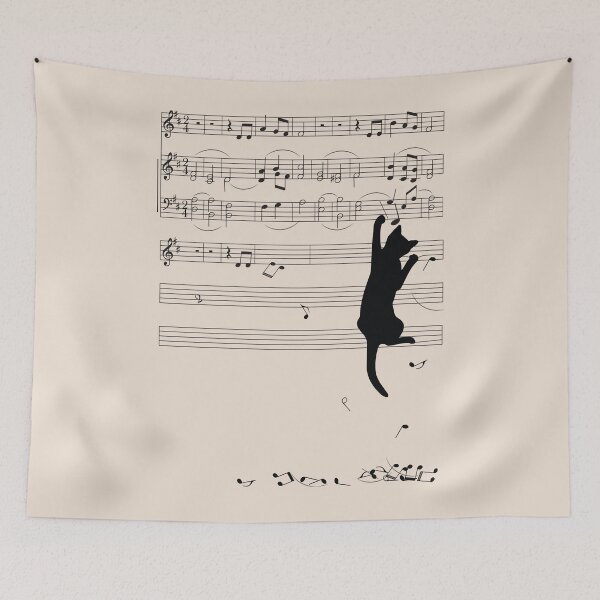 Aperçu de l'œuvre Mischief Black Cat Classique créée et vendue par BeautyFlower111.