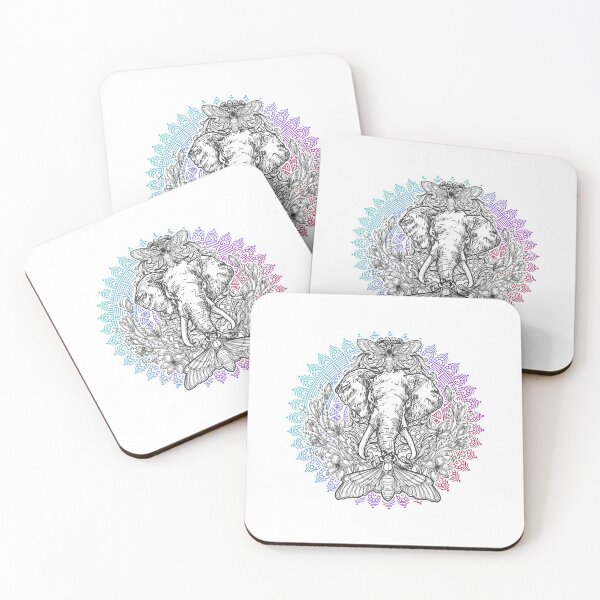 Item preview, Beautiful colorful elephant designed and sold by Izod55.