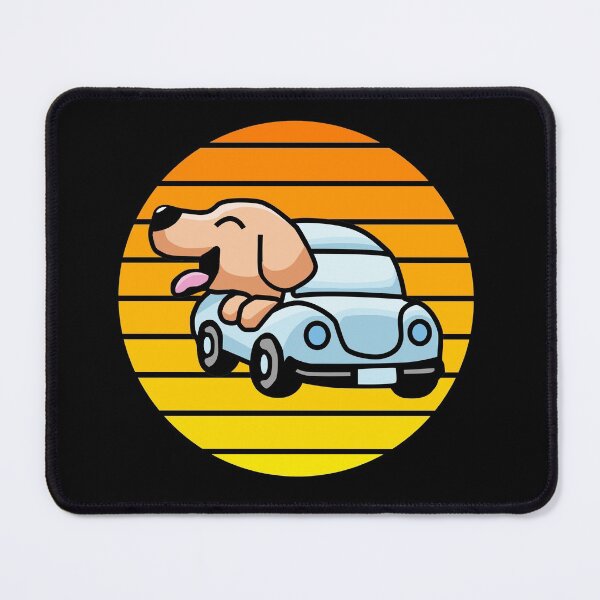 Item preview, Dog Driving A Car Vintage Sunset designed and sold by tr3nding.