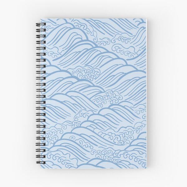 Item preview, Japanese Waves Blue designed and sold by karwilberevivalcollection.