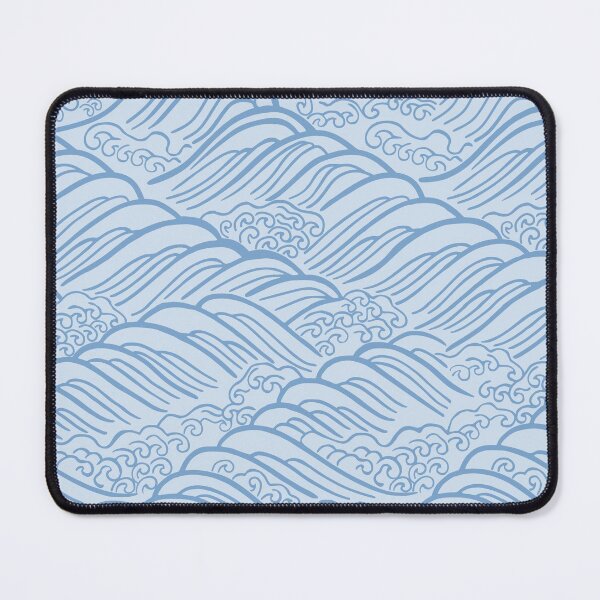 Item preview, Japanese Waves Blue designed and sold by karwilberevivalcollection.
