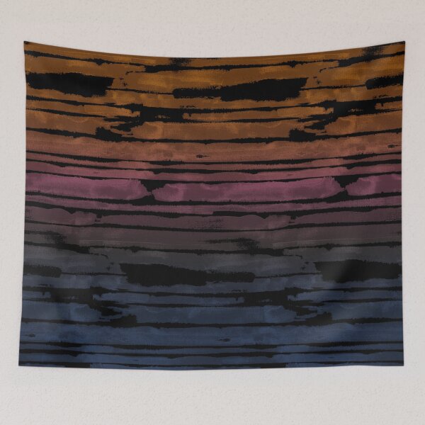 Item preview, Black Sunset Stripes designed and sold by Carolina Diaz.