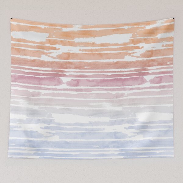 Item preview, Orange Sunset Stripes designed and sold by Carolina Diaz.