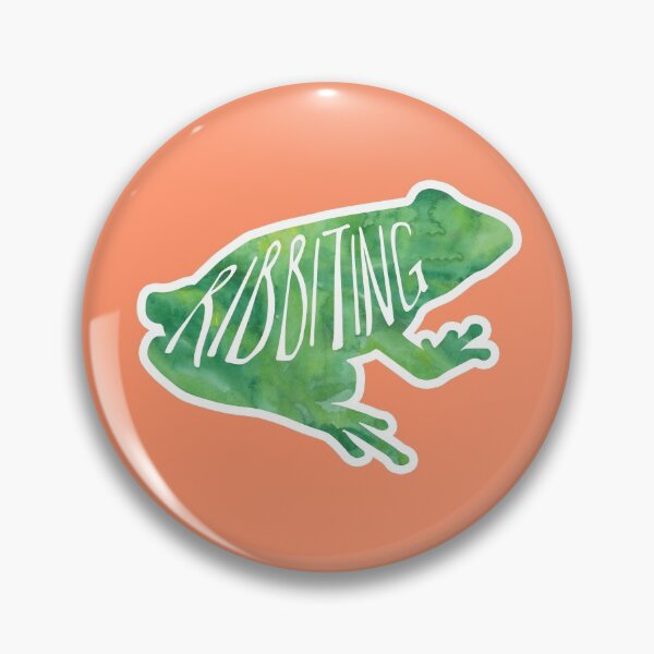 Item preview, Ribbiting - funny frog pun designed and sold by hitechmom.