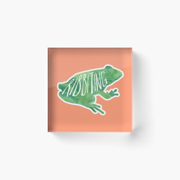 Item preview, Ribbiting - funny frog pun designed and sold by hitechmom.