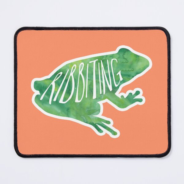Item preview, Ribbiting - funny frog pun designed and sold by hitechmom.