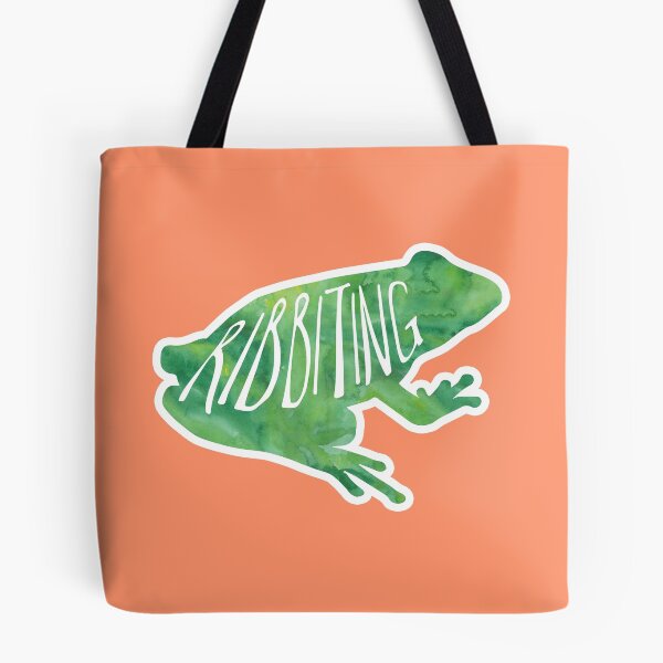 Item preview, Ribbiting - funny frog pun designed and sold by hitechmom.