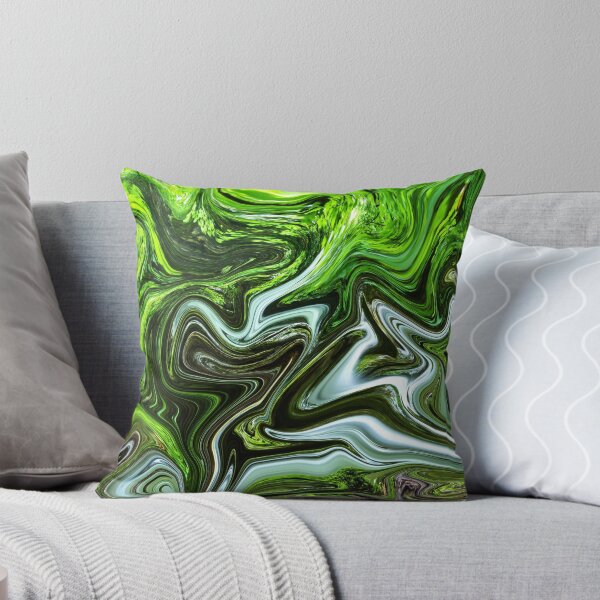 Item preview, Green Bright Swirling Liquid designed and sold by ZamanStudio.