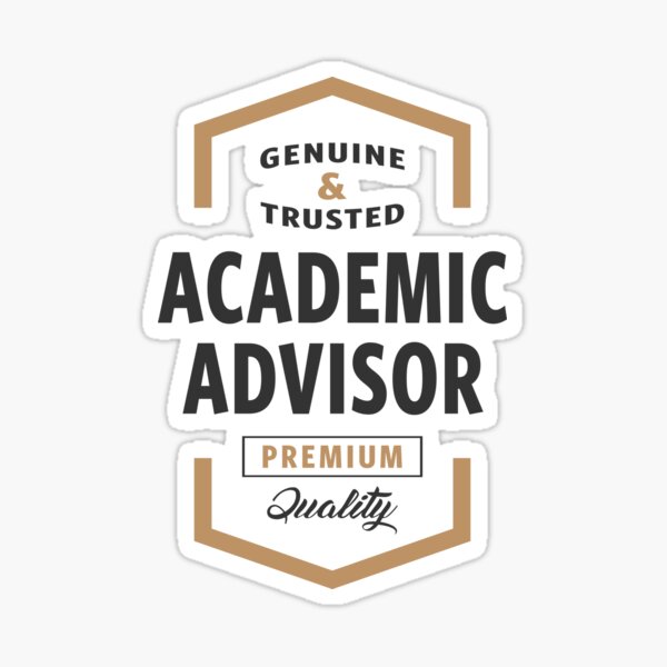 Academic Advisor Logo Tees Sticker