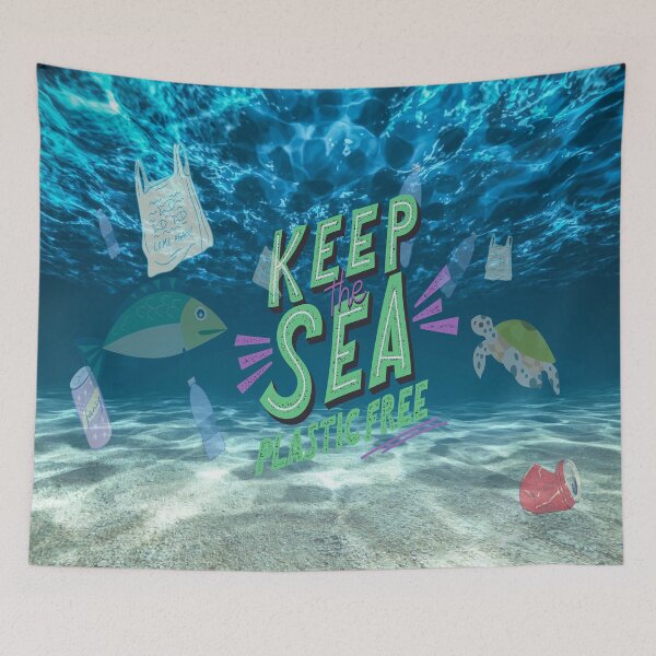 Item preview, Keep the sea plastic free designed and sold by FeeLnLivE.