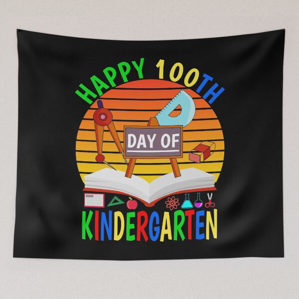 Item preview, Happy 100th Day Of Kindergarten 2022 designed and sold by naworas.