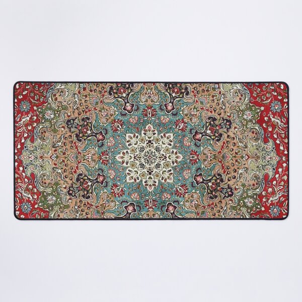Aperçu de l'œuvre Impression de tapis persan antique vintage créée et vendue par Vicky Brago-Mitchell®.