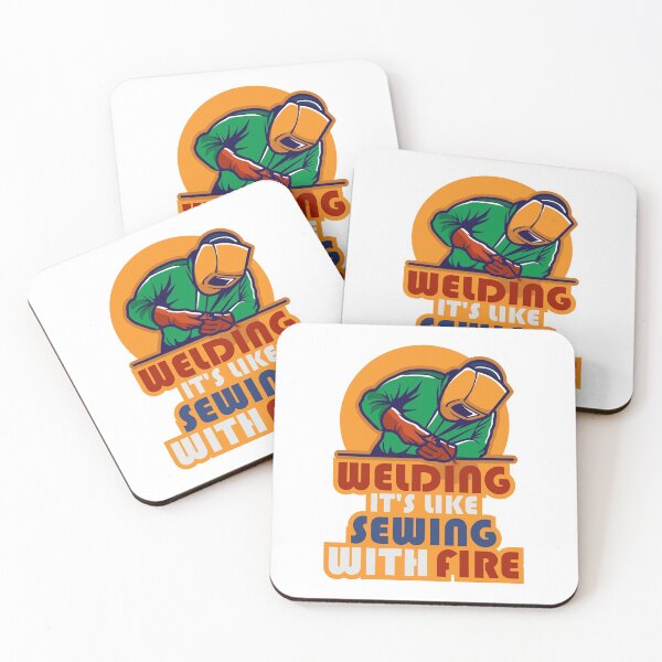 Item preview, Welding It's Like Sewing With Fire: thanksgiving, wedding, event, funny, sewing,welder,metal,job,mechanics,mascot logo,occupation. designed and sold by comeonyassine21.