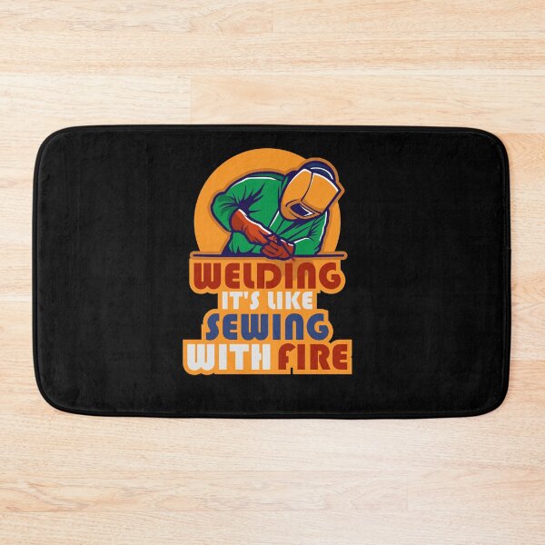 Item preview, Welding It's Like Sewing With Fire: thanksgiving, wedding, event, funny, sewing,welder,metal,job,mechanics,mascot logo,occupation. designed and sold by comeonyassine21.