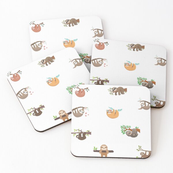 Item preview, Cute Hanging Sloth on Tree Braches designed and sold by silviaol.