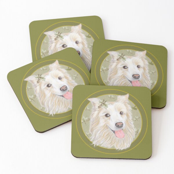 Item preview, Blonde Border Collie - Natural designed and sold by charactergirl.