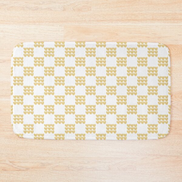 Item preview, Copy of Heart Check Pattern Yellow Mustard designed and sold by Joricherry.