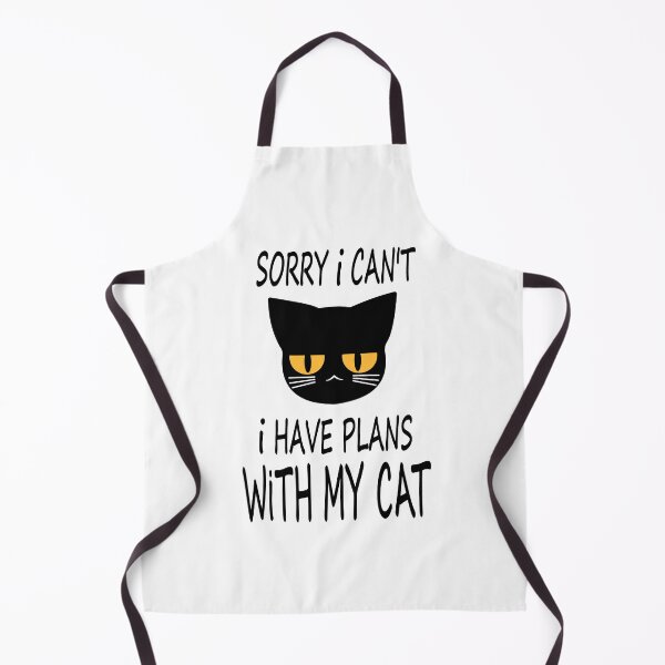 Item preview, I Can’t I Have Plans With My Cat - Black designed and sold by ShumShumShop.